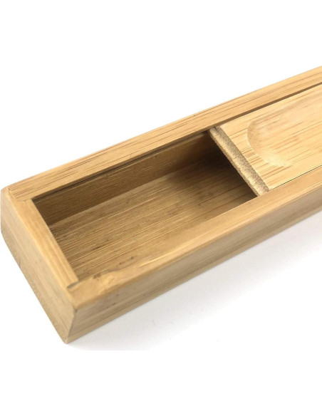 Soporte de Incienso de Bambú MAYMII 22.4 cm para Meditación Soporte de Incienso de Bambú MAYMII 22.4 cm para Meditación
