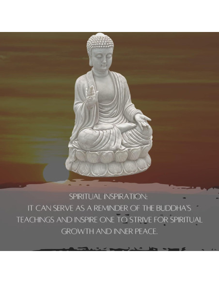 Estatua de Buda Meditador Bellaa 30.48 cm Resina Decorativa Estatua de Buda Meditador Bellaa 30.48 cm Resina Decorativa