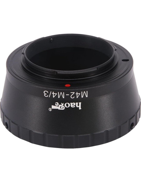Adaptador de Lente Manual Haoge M42 a Micro Cuatro Tercios Adaptador de Lente Manual Haoge M42 a Micro Cuatro Tercios