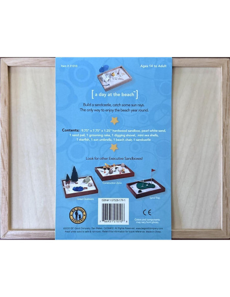 Caja de Arena Zen Ejecutiva - Jardín de Playa 20.32x25.4cm Caja de Arena Zen Ejecutiva - Jardín de Playa 20.32x25.4cm