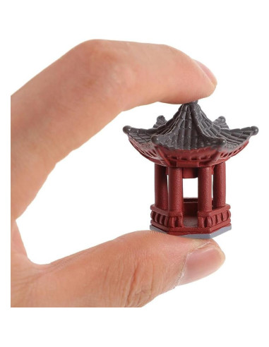 Set de 6 Estatuas Mini Pagoda FOMIYES para Jardín y Escritorio