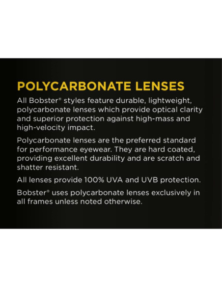 Gafas de Protección Bobster Crossfire, Marco Negro Mate, Lente Clara Gafas de Protección Bobster Crossfire, Marco Negro Mate, Lente Clara