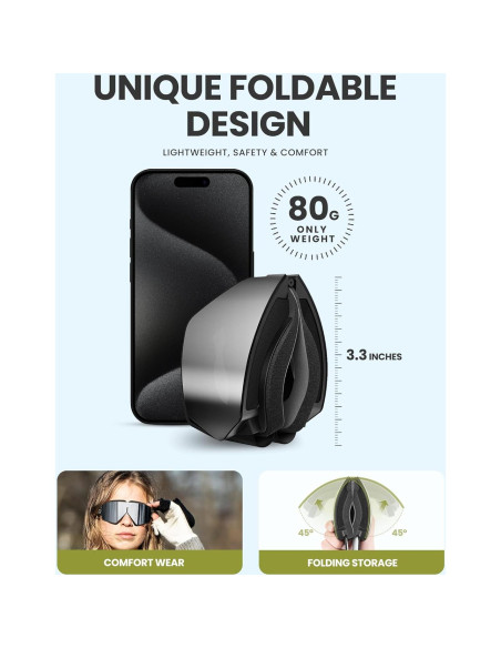 Gafas de Moto OutdoorMaster Seagull Plegables UV400 para Adultos Gafas de Moto OutdoorMaster Seagull Plegables UV400 para Adultos
