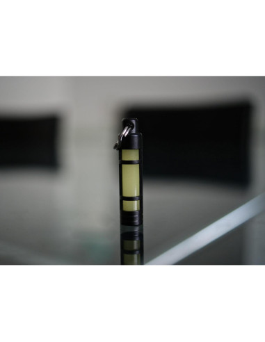 Llavero Brillante Embrite Glow Fob TEC Acero Inoxidable Verde