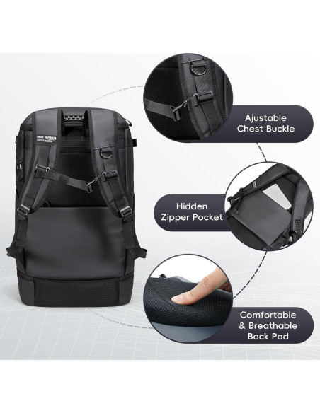 Mochila de Camping Impermeable HIMZ WARRIOR 35L para Laptop 17" Mochila de Camping Impermeable HIMZ WARRIOR 35L para Laptop 17"