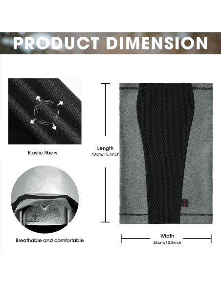 Calentador de Cuello AIWOLU Windproof Polar para Climas Fríos Calentador de Cuello AIWOLU Windproof Polar para Climas Fríos