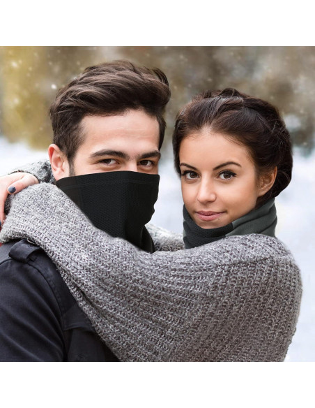 Calentador de Cuello AIWOLU Windproof Polar para Climas Fríos Calentador de Cuello AIWOLU Windproof Polar para Climas Fríos