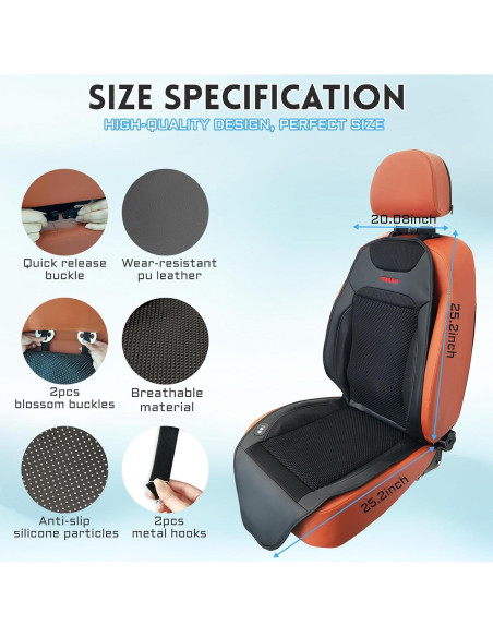 Cojín de Asiento YAMUDA con Ventilación y Masaje 4 Puntos Cojín de Asiento YAMUDA con Ventilación y Masaje 4 Puntos