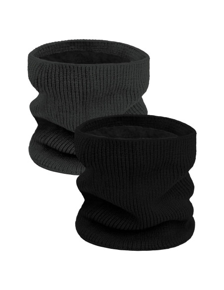 Calentadores de Cuello Gaiters 2 Paquetes Forro Polar Unisex Calentadores de Cuello Gaiters 2 Paquetes Forro Polar Unisex