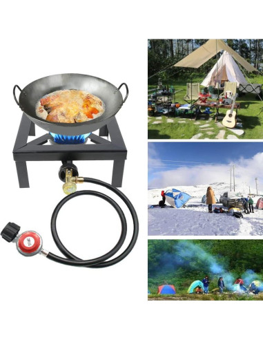 Cocina de Gas Portátil YADPUNG Un Solo Quemador 2.08kg