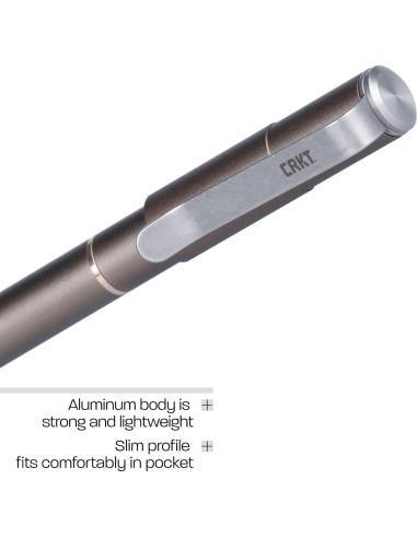 Bolígrafo Grabador CRKT TPENWU Carburo Tungsteno Aluminio