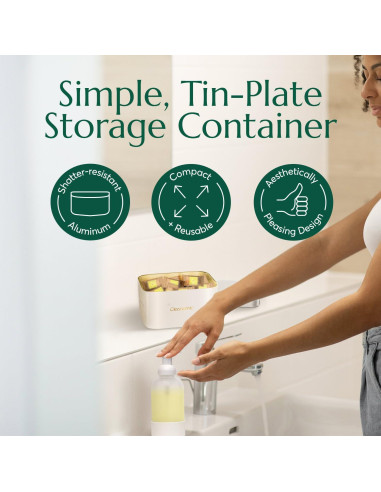 Tabletas de limpieza para botellas Cleanomic - Paquete de 4