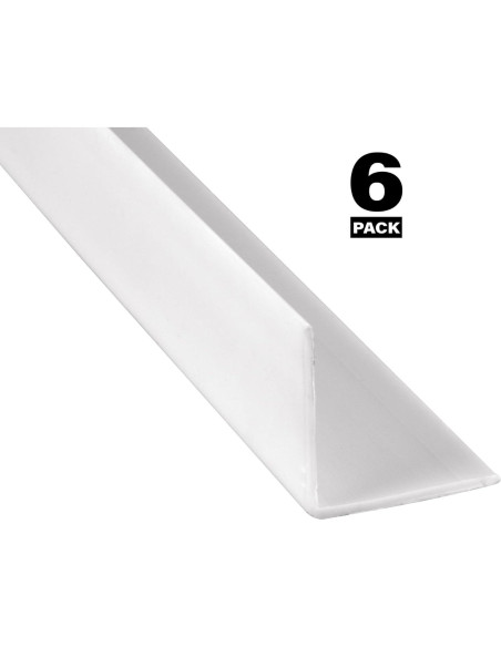 Protectores de Esquina de Vinilo Prime-Line 6 cm x 122 cm - Paquete de 6 Protectores de Esquina de Vinilo Prime-Line 6 cm x 122 cm - Paquete de 6
