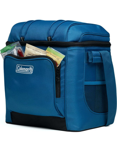 Enfriador Aislado Coleman Chiller 30 Latas Ecológico Azul