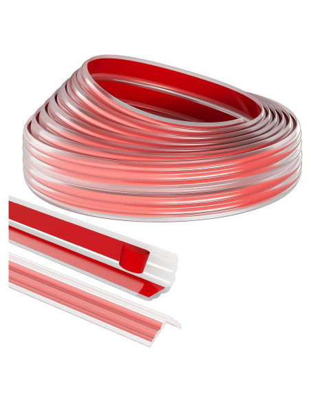 Protector de Esquinas Flexible Raycity 3.2m x 4.06cm Transparente Protector de Esquinas Flexible Raycity 3.2m x 4.06cm Transparente