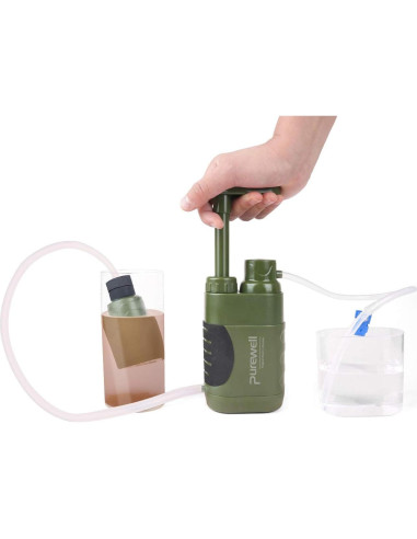 Filtro de Agua Portátil Purewell K861 - 4 Etapas Reemplazable