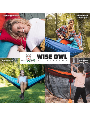 Manta de Camping Wise Owl Outfitters - Nylon A Prueba de Agua 198x140 cm