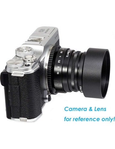 Capucha de lente Fotasy 40.5mm atornillable para cámaras