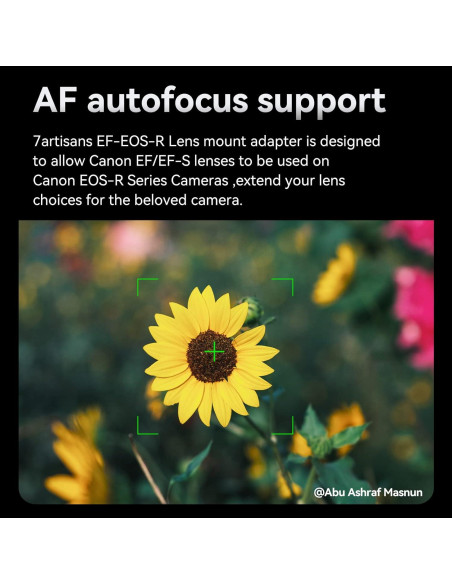 Adaptador de lente 7artisans EF-EOS M con AF y apertura automática Adaptador de lente 7artisans EF-EOS M con AF y apertura automática