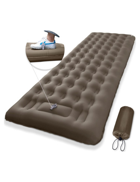 Almohadilla Inflable MEETPEAK 5" Extra Gruesa para Dormir Almohadilla Inflable MEETPEAK 5" Extra Gruesa para Dormir