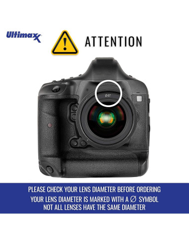Kit de Filtros Macro Close-up HD Ultimaxx 72MM - 4 Piezas