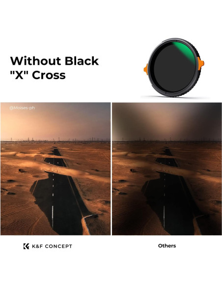 Filtro ND Variable y CPL 2 en 1 K&F Concept 58mm Filtro ND Variable y CPL 2 en 1 K&F Concept 58mm