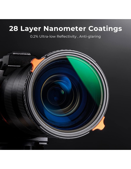 Filtro ND Variable y CPL 2 en 1 K&F Concept 58mm Filtro ND Variable y CPL 2 en 1 K&F Concept 58mm