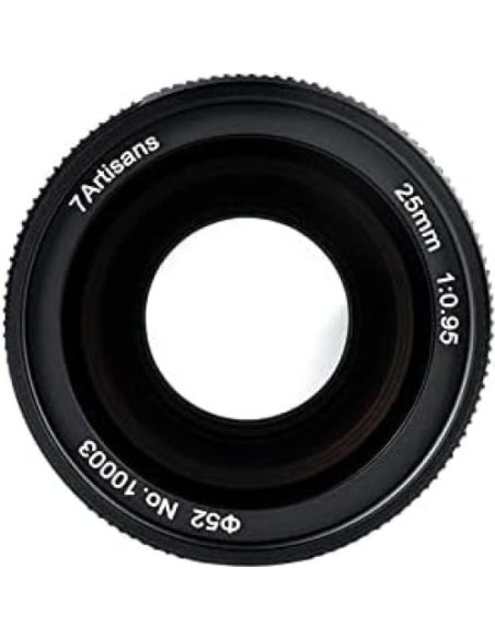 Lente 7 Artisans 25mm F0.95 para Canon EOS R - Enfoque Manual Lente 7 Artisans 25mm F0.95 para Canon EOS R - Enfoque Manual