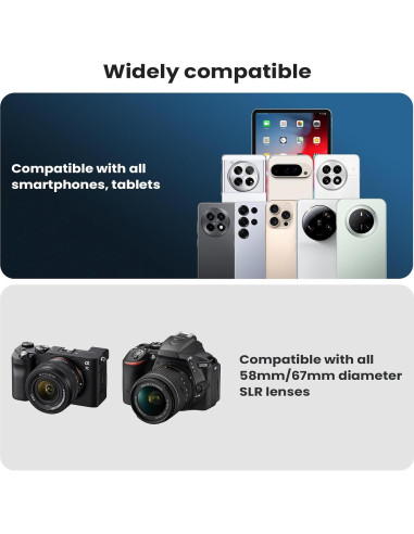 Filtro ND2-400 Variable 67mm Akanabi para Teléfono y DSLR