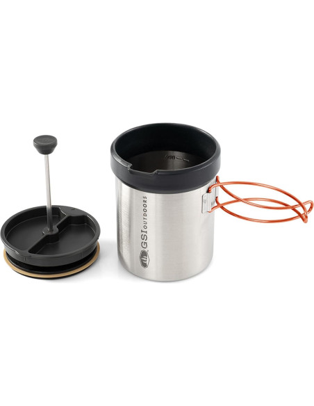 Taza de Prensa GSI Outdoors Glacier 650 ml Acero Inoxidable Taza de Prensa GSI Outdoors Glacier 650 ml Acero Inoxidable