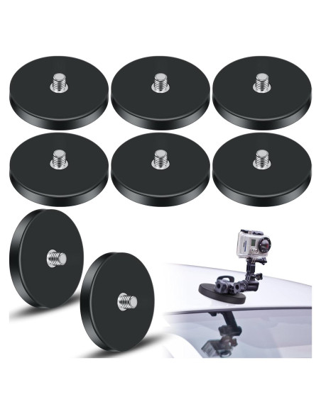 8 Soportes Magnéticos de Cámara Pushglossy 43mm Alta Resistencia 8 Soportes Magnéticos de Cámara Pushglossy 43mm Alta Resistencia