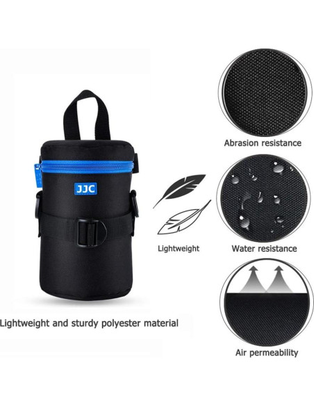 Funda para Lente JJC DLP-3II, Poliester, 80x155mm, Resistente Funda para Lente JJC DLP-3II, Poliester, 80x155mm, Resistente