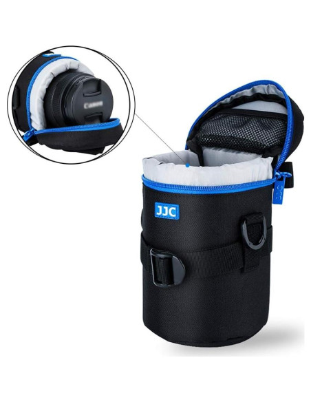 Funda para Lente JJC DLP-3II, Poliester, 80x155mm, Resistente Funda para Lente JJC DLP-3II, Poliester, 80x155mm, Resistente