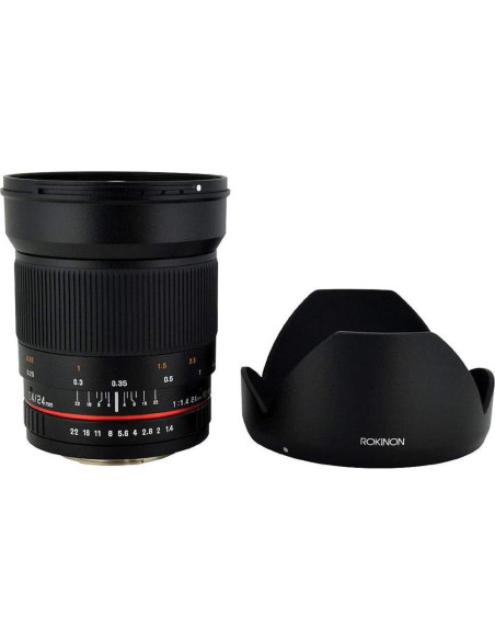 Lente Gran Angular Rokinon 24mm f/1.4 para Canon EF Lente Gran Angular Rokinon 24mm f/1.4 para Canon EF