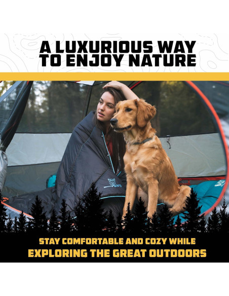 Almohada y Manta de Camping Wise Owl Outfitters - Invierno Almohada y Manta de Camping Wise Owl Outfitters - Invierno