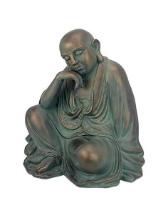 Estatua de Jardín Buda Pensativo Design Toscano 55.88 cm Resina