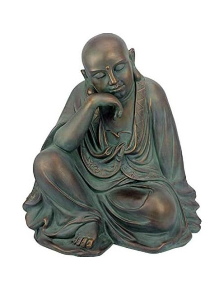 Estatua de Jardín Buda Pensativo Design Toscano 55.88 cm Resina Estatua de Jardín Buda Pensativo Design Toscano 55.88 cm Resina