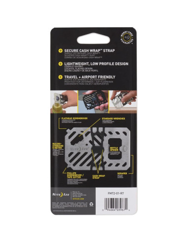 Cartera Multi Herramienta 7-en-1 Nite Ize Acero Inoxidable