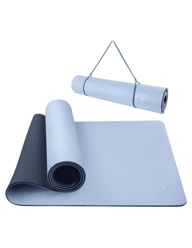 Esterilla de Yoga IUGA Antideslizante 182.88x60.96cm Gris