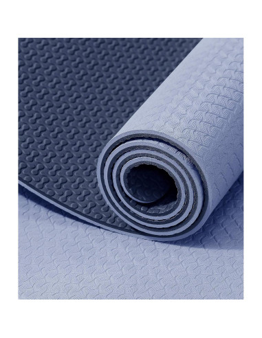 Esterilla de Yoga IUGA Antideslizante 182.88x60.96cm Gris
