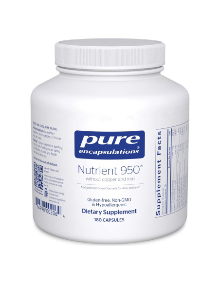 Suplemento Multivitamínico Hipoalergénico Pure Encapsulations 180 Cápsulas Suplemento Multivitamínico Hipoalergénico Pure Encapsulations 180 Cápsulas