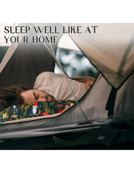 Almohada de Camping Xmzsdz Espuma Viscoelástica 35x45cm Almohada de Camping Xmzsdz Espuma Viscoelástica 35x45cm