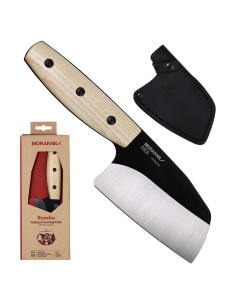 Cuchillo Morakniv Rombo de Acero Inoxidable con Funda de Cuero