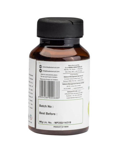 Cápsulas de Extracto de Amla Bixa Botanical 450 mg 60 Unidades