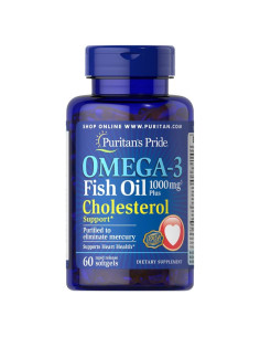 Aceite de Pescado Omega-3 Puritan's Pride 120g - Salud Cardiaca