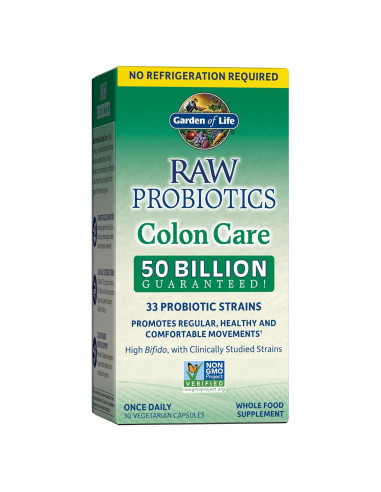 Probioticos Jardín de la Vida Cuidado del Colon 30 Cápsulas