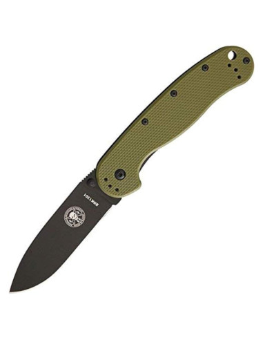 Cuchillo ESEE Avispa Framelock D2 Verde OD 12.7 cm