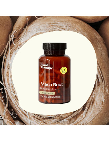 Cápsulas de Raíz de Maca Plant Therapy 120 Vegetarianas 5000 mg