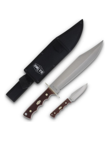Cuchillo Bowie Old Timer 25.4 cm Acero Inoxidable con Funda