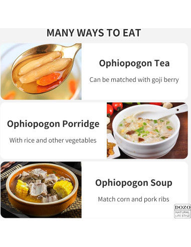 DOZO Ophiopogon Mai Dong 300g - Hierba China Nutritiva